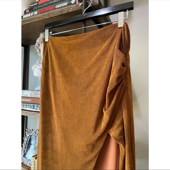 Lovers + Friends Helena Maxi Skirt Copper Women's Size Small - Picture 6 of 6